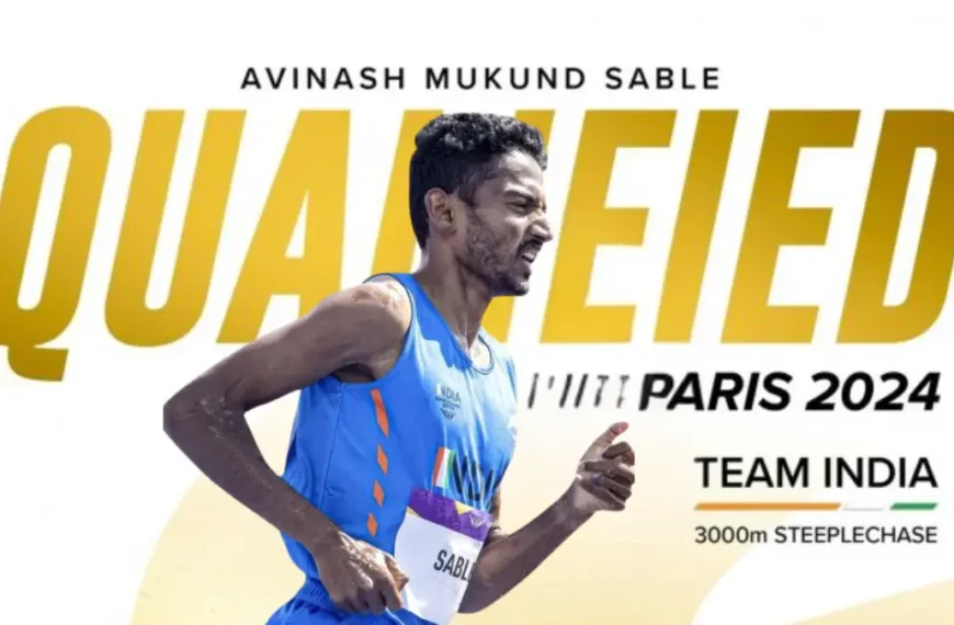 Ace 3000m steeplechaser Avinash Sable on Sunday became the first Indian track athlete to qualify for the 2024 Paris Olympics.